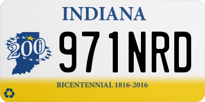 IN license plate 971NRD