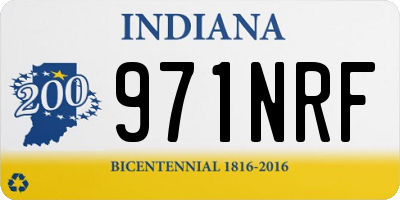 IN license plate 971NRF