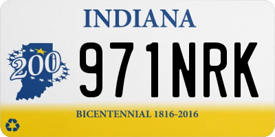 IN license plate 971NRK
