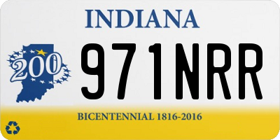 IN license plate 971NRR