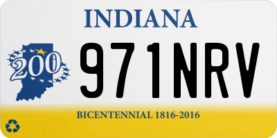 IN license plate 971NRV