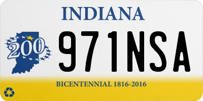 IN license plate 971NSA