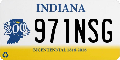 IN license plate 971NSG