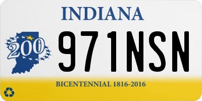 IN license plate 971NSN