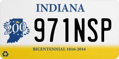 IN license plate 971NSP