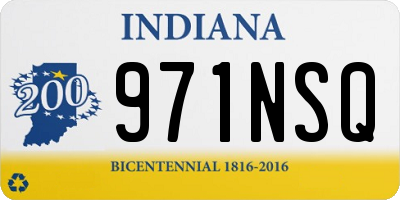 IN license plate 971NSQ