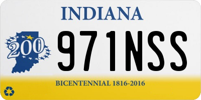 IN license plate 971NSS