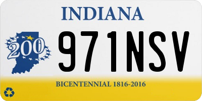 IN license plate 971NSV