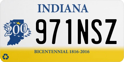 IN license plate 971NSZ