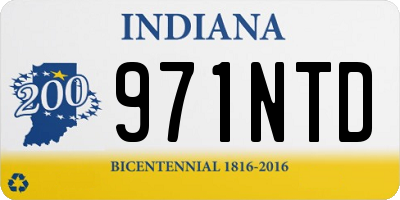 IN license plate 971NTD