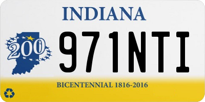 IN license plate 971NTI