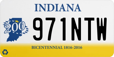 IN license plate 971NTW
