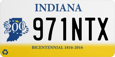 IN license plate 971NTX