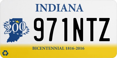 IN license plate 971NTZ