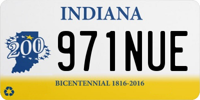 IN license plate 971NUE