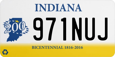 IN license plate 971NUJ