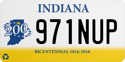 IN license plate 971NUP