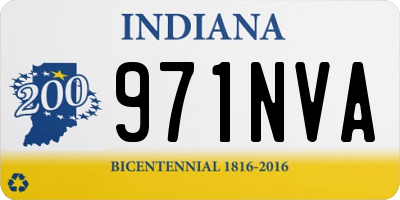 IN license plate 971NVA