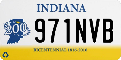 IN license plate 971NVB