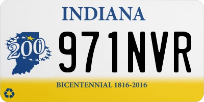 IN license plate 971NVR