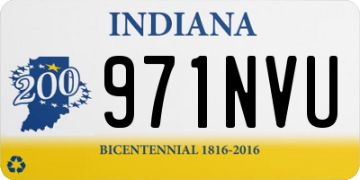 IN license plate 971NVU