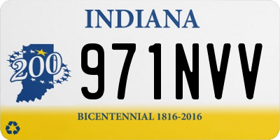 IN license plate 971NVV
