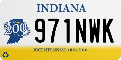 IN license plate 971NWK