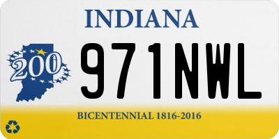 IN license plate 971NWL