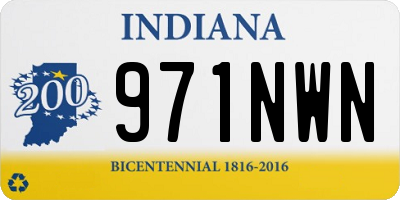 IN license plate 971NWN