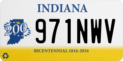 IN license plate 971NWV