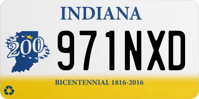 IN license plate 971NXD