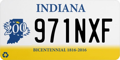 IN license plate 971NXF