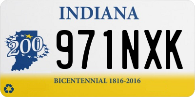 IN license plate 971NXK