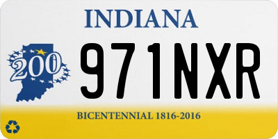 IN license plate 971NXR