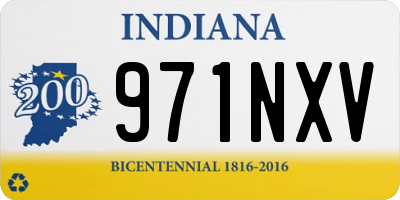 IN license plate 971NXV