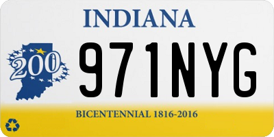 IN license plate 971NYG