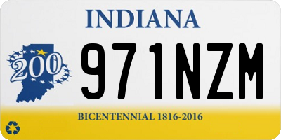 IN license plate 971NZM