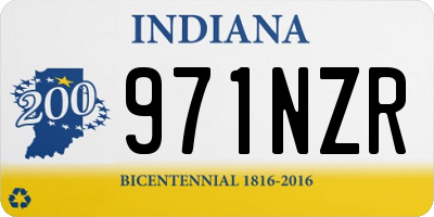 IN license plate 971NZR