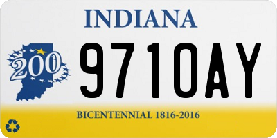 IN license plate 971OAY