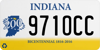 IN license plate 971OCC