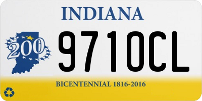 IN license plate 971OCL