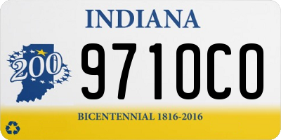 IN license plate 971OCO