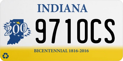IN license plate 971OCS