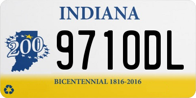 IN license plate 971ODL