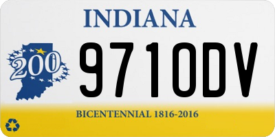 IN license plate 971ODV