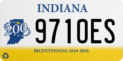 IN license plate 971OES