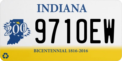 IN license plate 971OEW