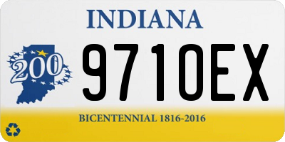 IN license plate 971OEX