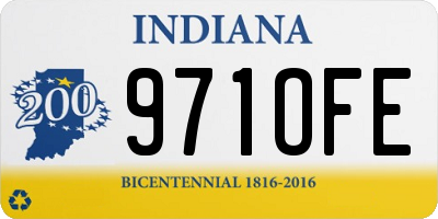 IN license plate 971OFE
