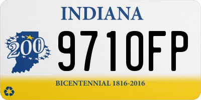 IN license plate 971OFP